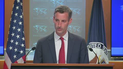 State Department Spokesman Ned Price holds a briefing