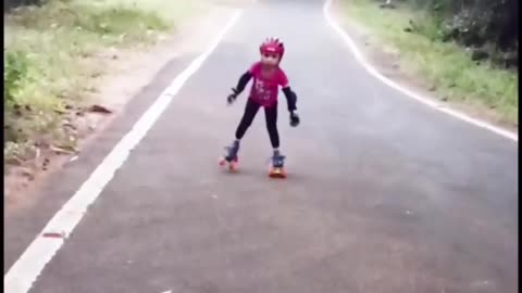 Skating Road Practice | Skating | skating girl | #rumble #rumble studio #skating #Harshalidhankhola