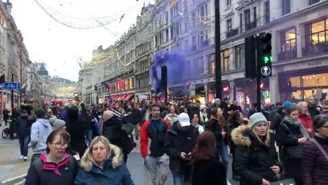 London Freedom March Protestors