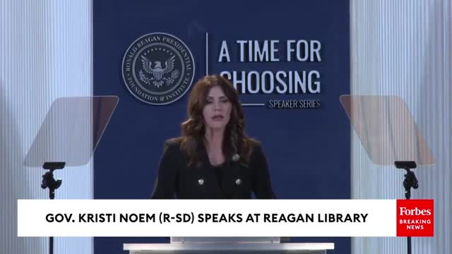 Kristi Noem Takes Aim At Fauci And Biden, Says 'The Left Wants To Criminalize Dissent'