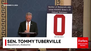 JUST IN Tuberville Slams Republicans Criticizing Trumps Noms - Get with it.