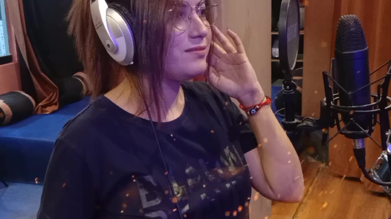 During recording