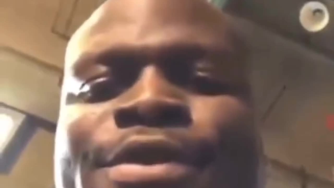 UFC fighter Derrick Lewis catches a fan bumping a quick line