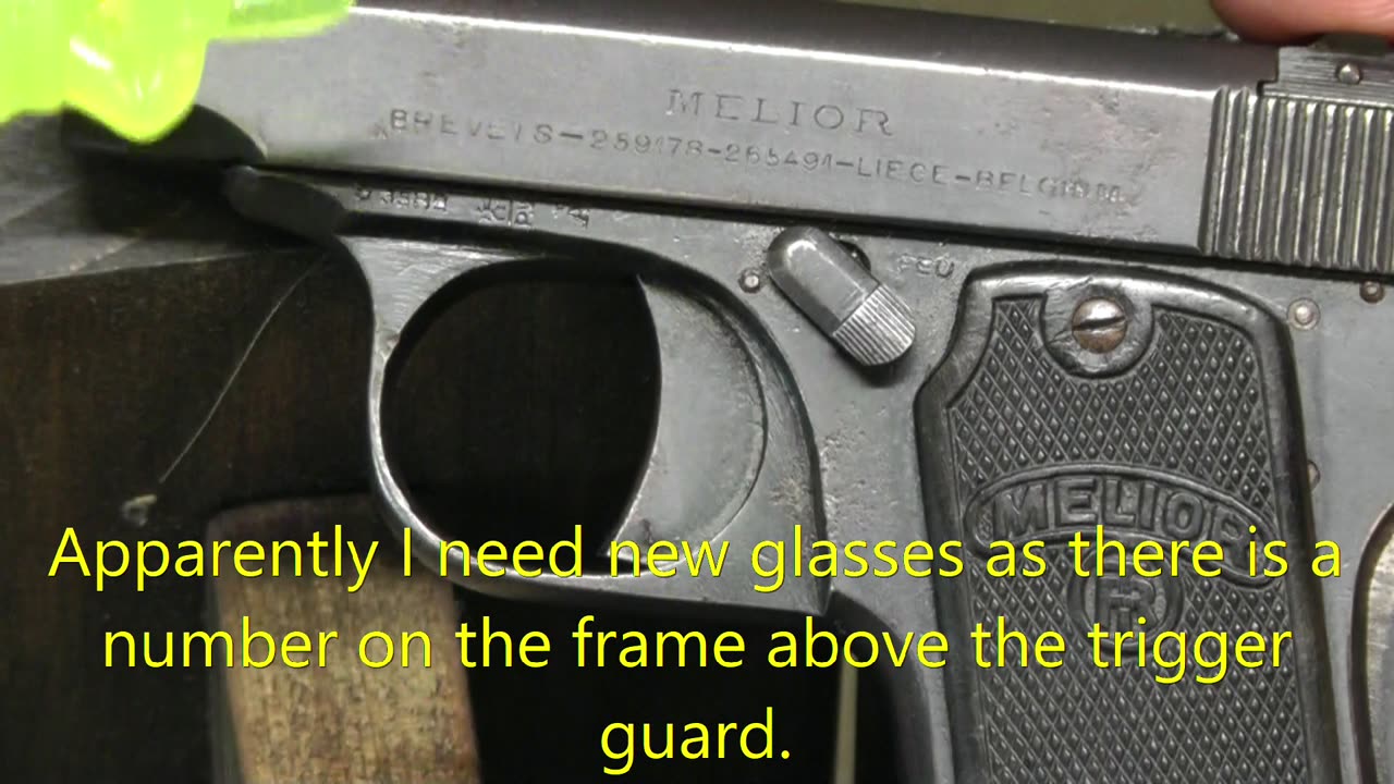 I saved another pistol. The Melior New model of 1920
