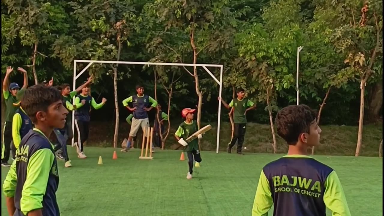 Bajwa school of cricket U-12 practice match