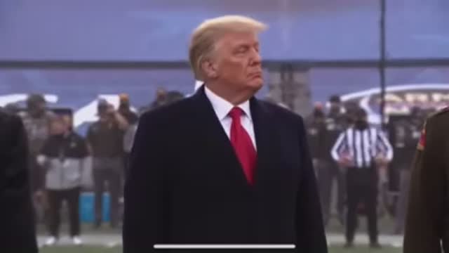 President Trump Amy v Navy Coin Toss