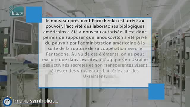 Ukraine-Les laboratoires biologiques secrets des Etats-Unis