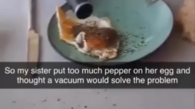 How to remove excess pepper from scrambled eggs