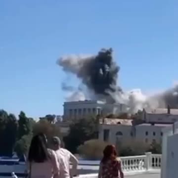 Rocket Attack On Russian Black Sea Fleet HQ