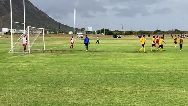 Gansbay Rovers vs. Jende Cosmos: Goal! Shane