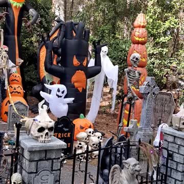 Camping Site Halloween Decorations