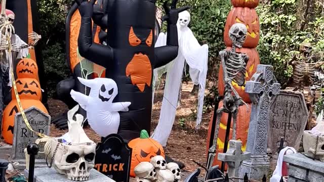 Camping Site Halloween Decorations