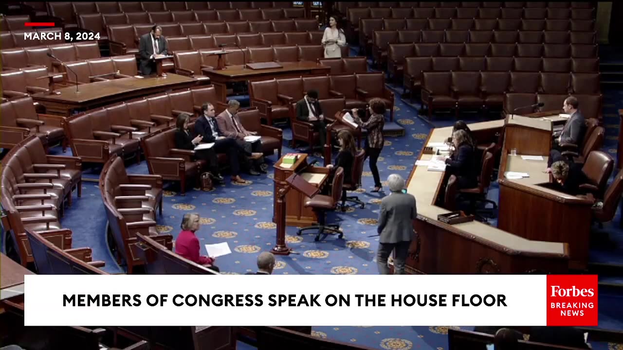 Maxine Waters Celebrates International Women's Day On The Floor Of The House