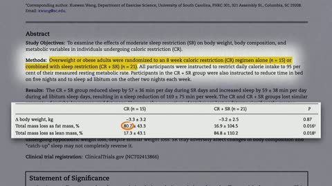 Evidence based weight loss