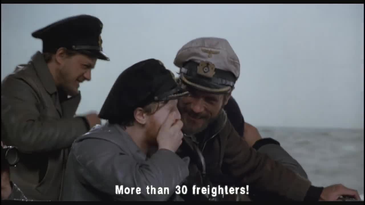 DAS BOOT hunt scene HD