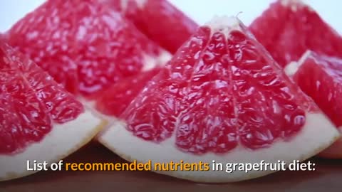 Fast Diet Grapefruit loss of 5 kg in just 3 days