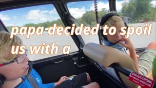 Helicopter ride for Twin 9 year olds!