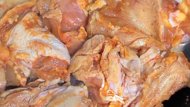 Cook chicken