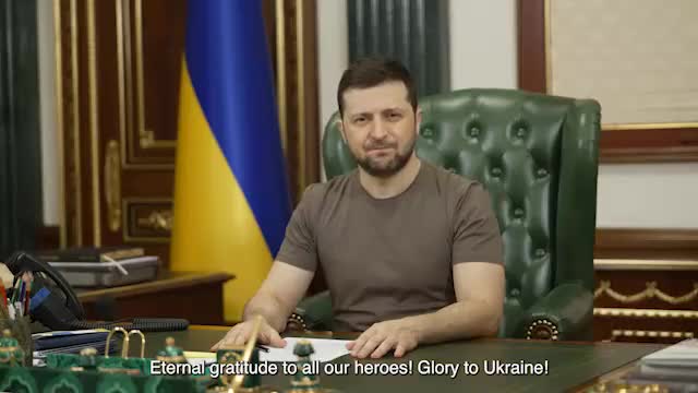 In a new address overnight, Zelensky spoke directly to Russian soldiers, in Russian: .