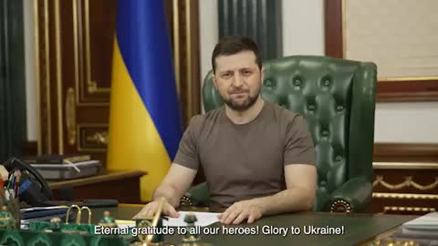 In a new address overnight, Zelensky spoke directly to Russian soldiers, in Russian: .