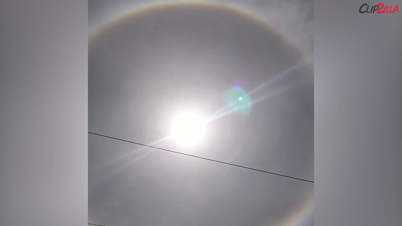 Sun Halo In Mexico