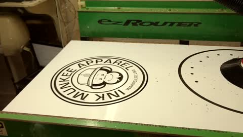 CNC Vcarved Sign - Ink Munkee Apparrell