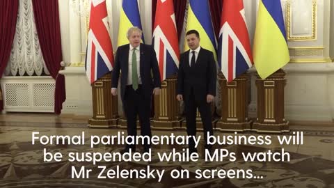 Ukrainian President Zelensky to address UK MPs about Russian invasion