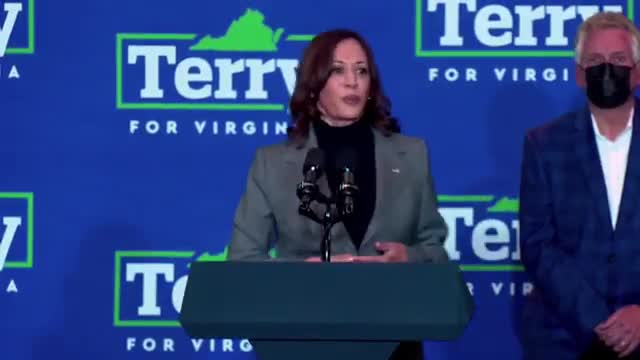 VP Harris Campaigns With Terry McAuliffe With Less Than A Week To Go In Close Virginia Governor Race