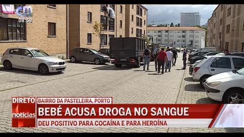 Casal apanhado a consumir droga junto da filha com trissomia 21.