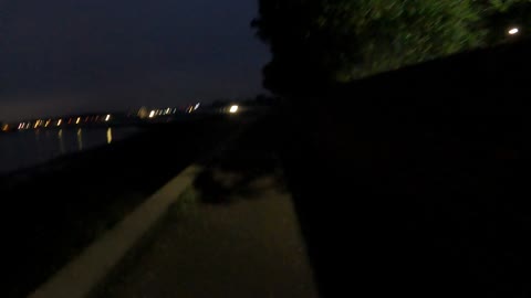 Night hike . Coastal . Speedlapse GoPro.