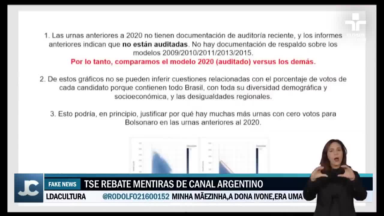 TSE desmente acusações de jornal argentino sobre fraudes nas urnas eletrônicas