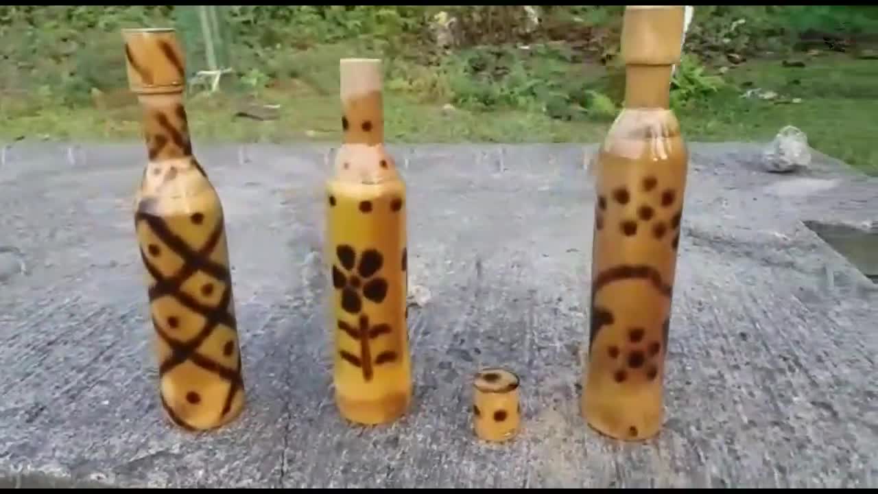 Bamboo Bottle Crafts