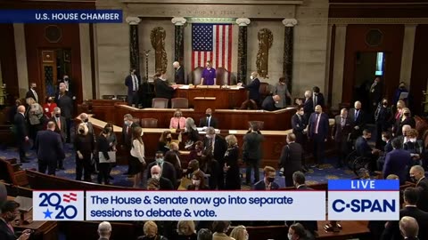 House and Senate Convene for a Joint Session of Congress