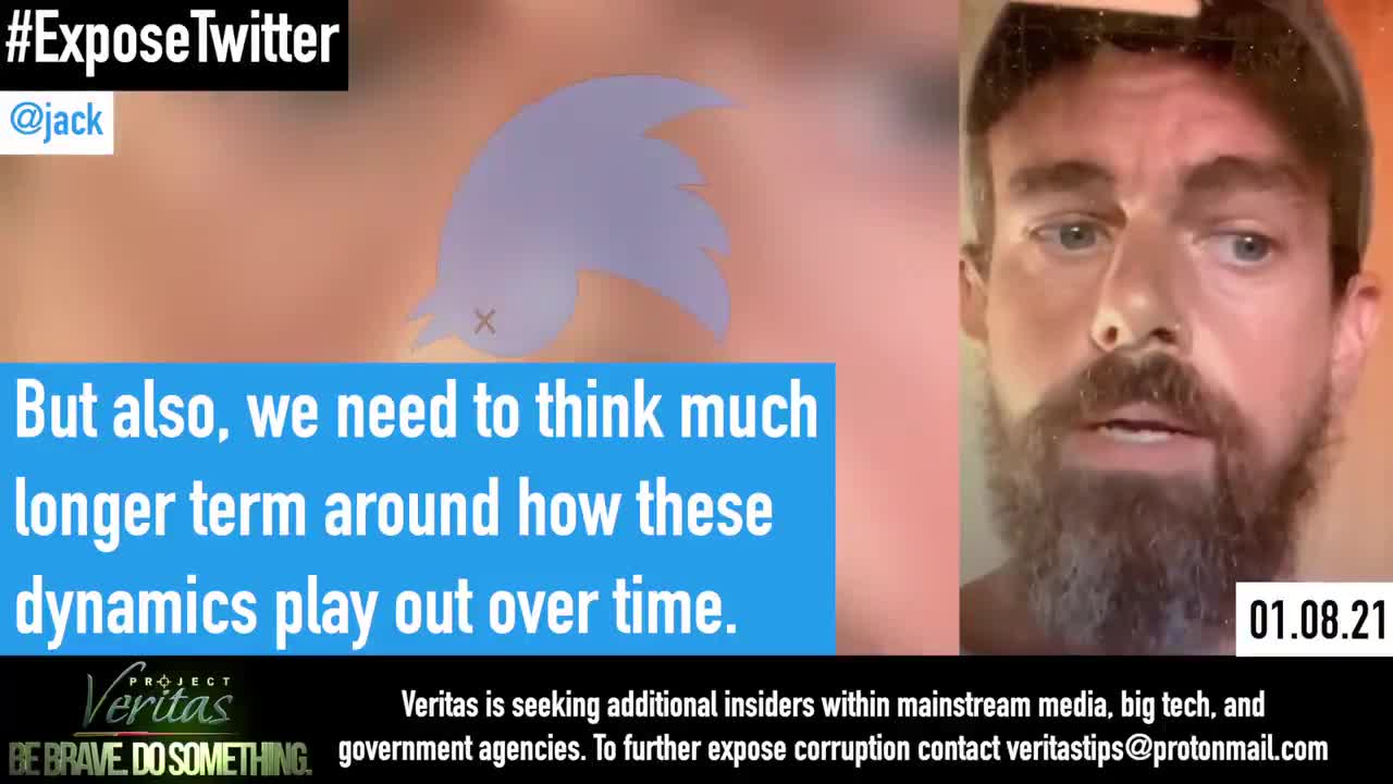 Jack Dorsey Detailing Twitter's Political Censorship Agenda