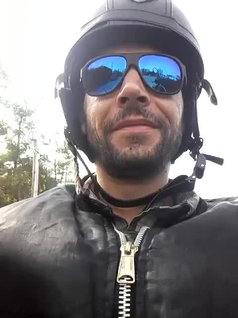 Riding in a sidecar Elora Ontario