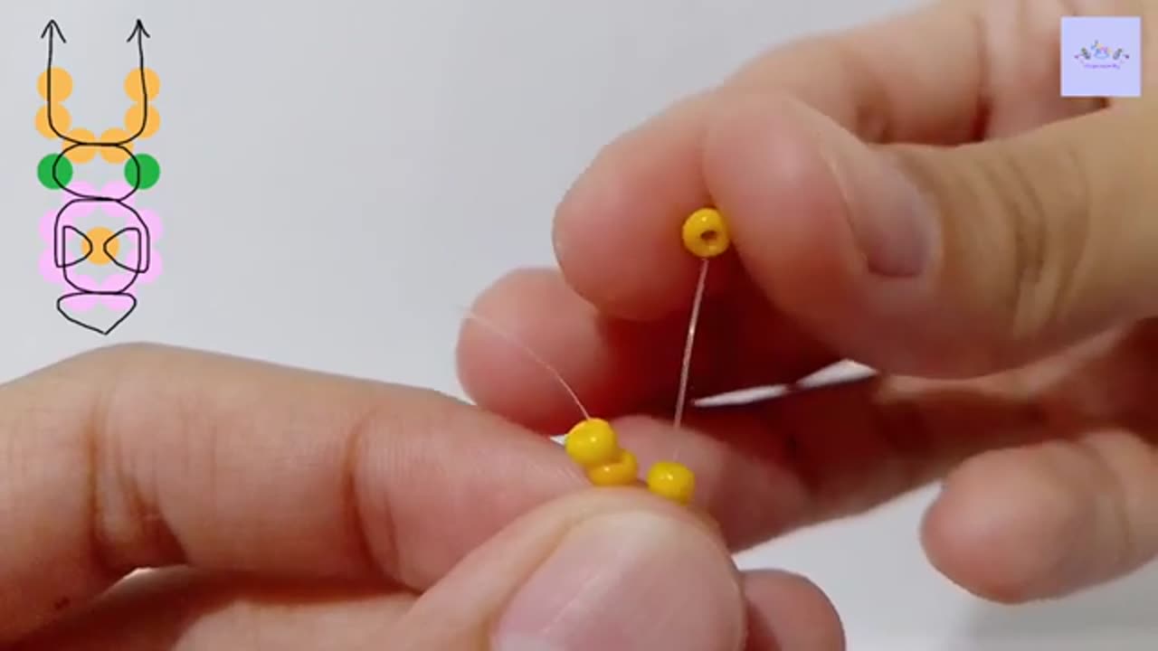 How To Make Chain Flower Bead Bracelet From Seed Beads