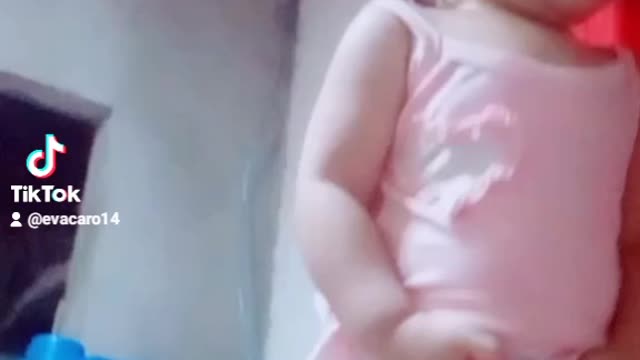 Cute tiktok of precious sarah lou