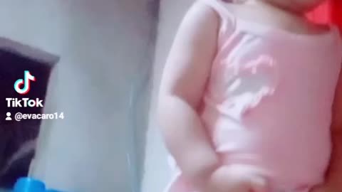 Cute tiktok of precious sarah lou