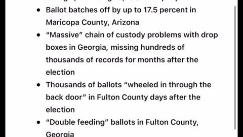 TRUMP SPEAKS OUT AGAINST RINO BARR ON ELECTION FRAUD!