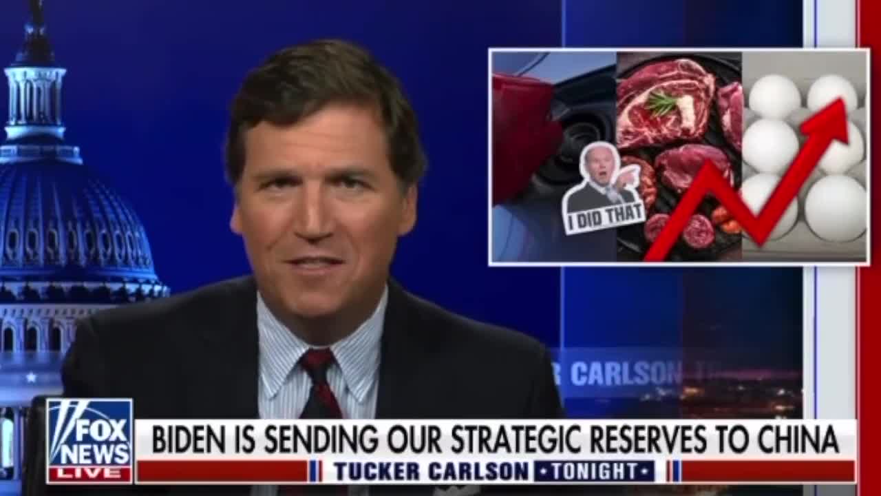 Tucker Carlson Calls For Biden's Impeachment For Selling Oil From Strategic Petroleum Reserve