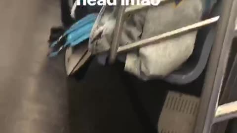 Bruh what he got on his head lmao