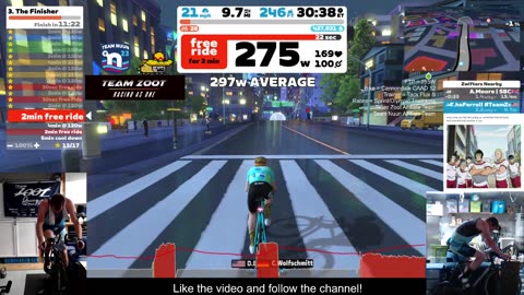 Zwift Cycling - The Finisher (Short)