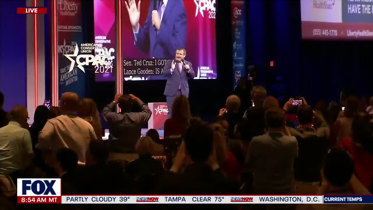 Ted Cruz on fire at CPAC
