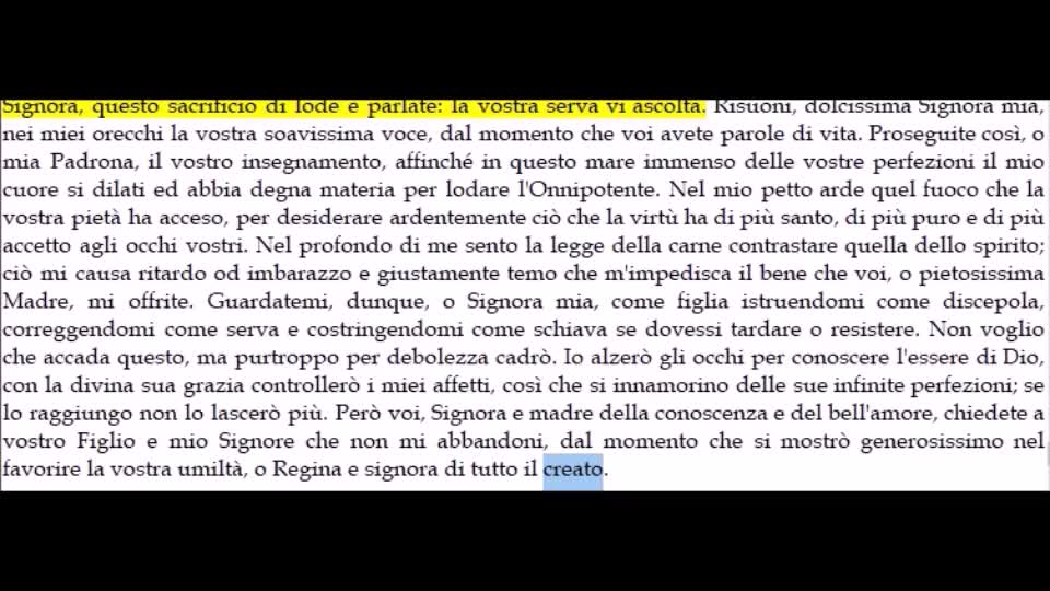 Mistica città di Dio libro primo, Capitoli XIII-XVI