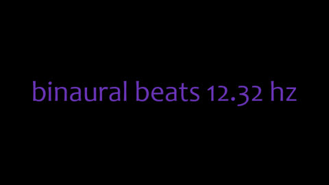 binaural beats 12.32 hz