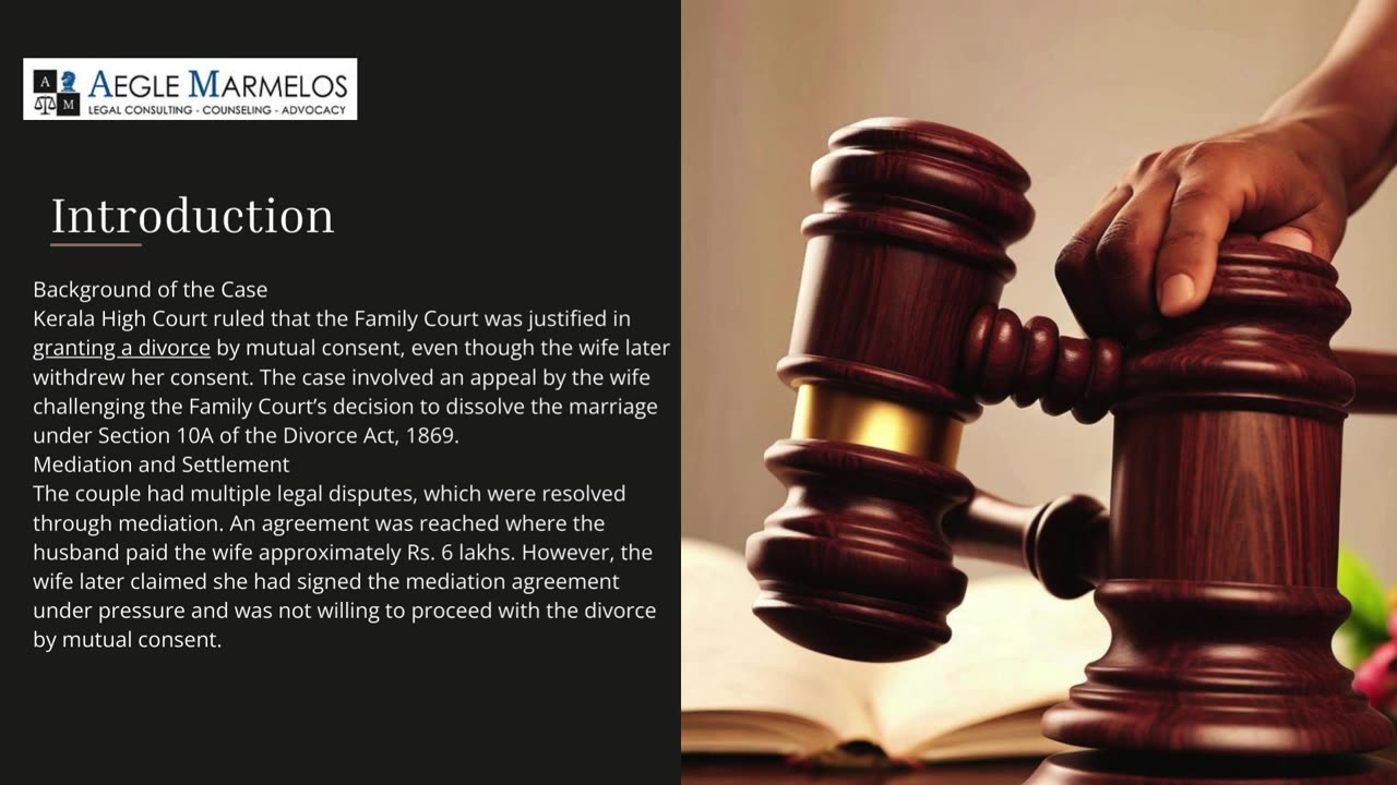 Kerala High Court Upholds Divorce by Mutual Consent Ruling