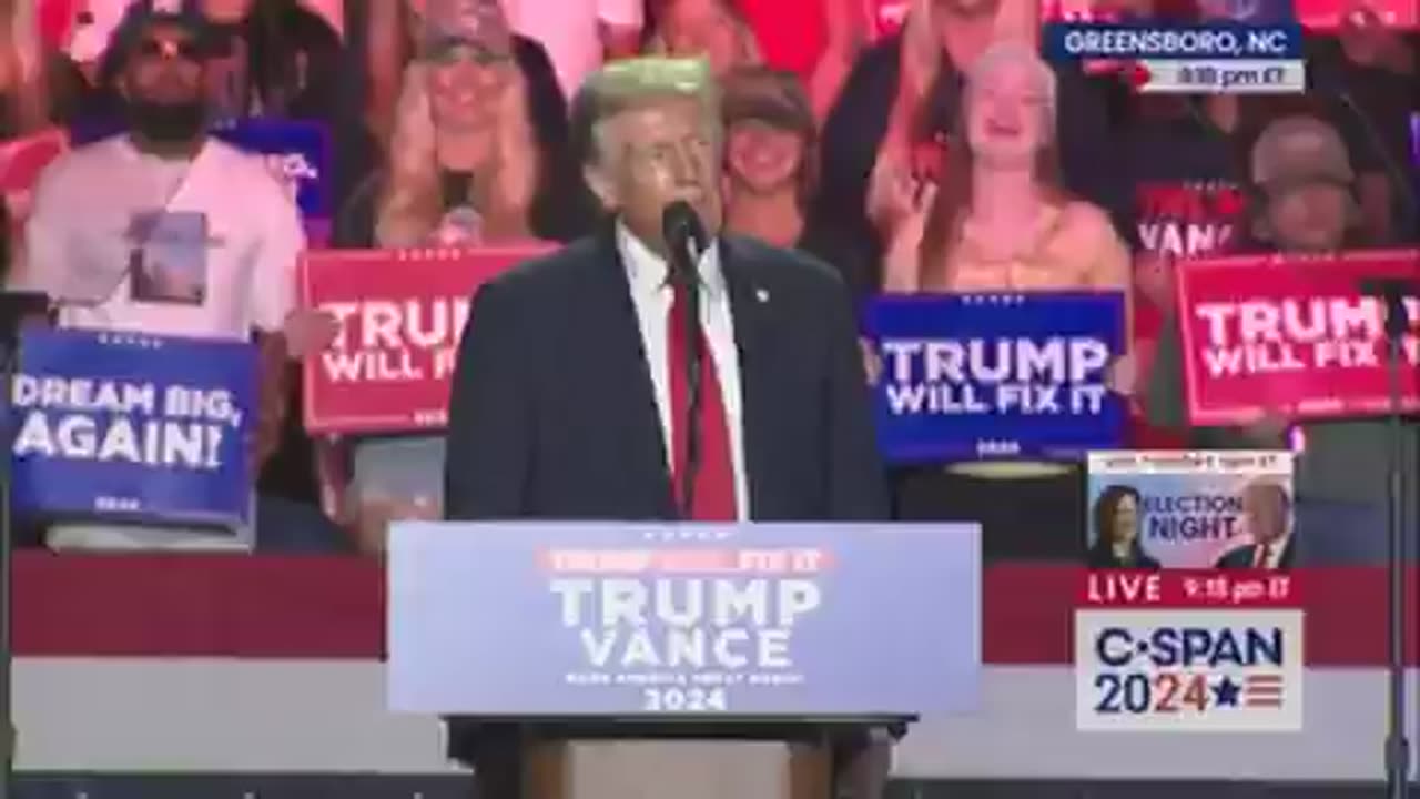 Trump: " It’s really not very close.. we are leading in all seven swing states'