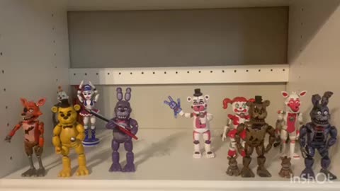 Fnaf figures and opening