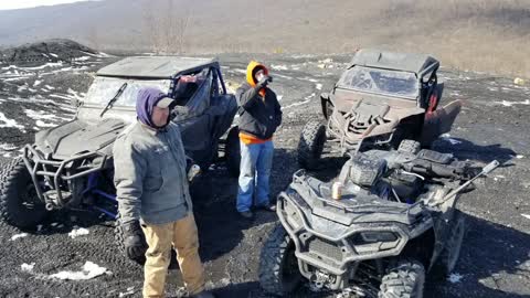 Dirt bikers paradise. Polaris 570 vs coal hills. Skydio 2+