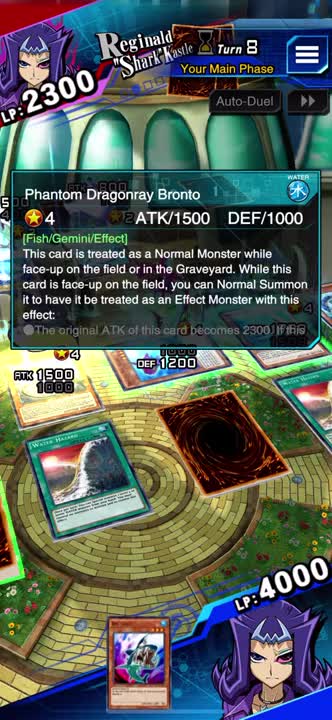 Yu-Gi-Oh! Duel Links - Phantom Dragonray Bronto (Shark Attack: Numbers Appear! SR Card)